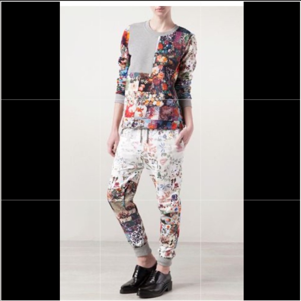Rare Markus Lupfer Floral Joggers